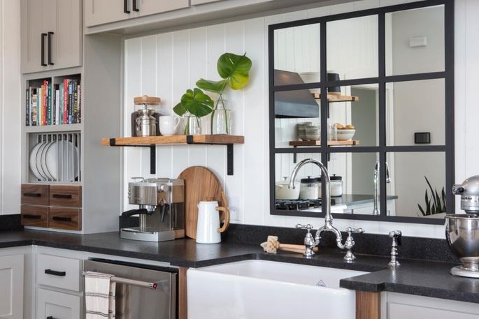 9 1 Mirror In Kitchen Ideas That Will, Diy Mirrored Kitchen Cabinets