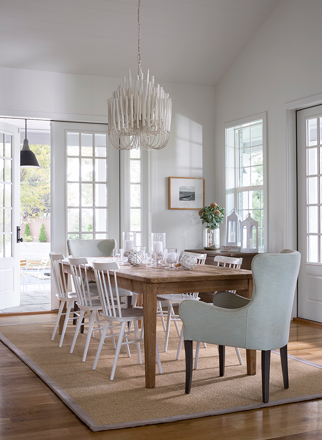 free elegant transitional dining room