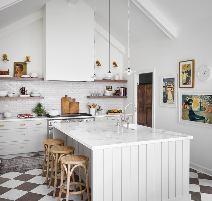 Amazing Large Kitchen Remodel Inspired by the South of France