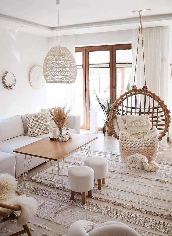 boho-white-living-room