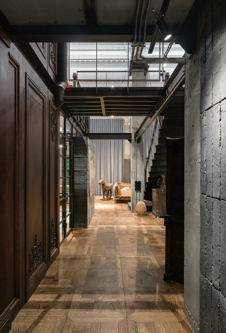 View of Amazing Industrial Loft With Unique Interior | Decoholic