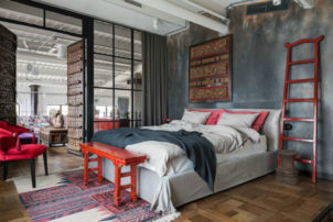 Amazing Industrial Loft With Unique Interior