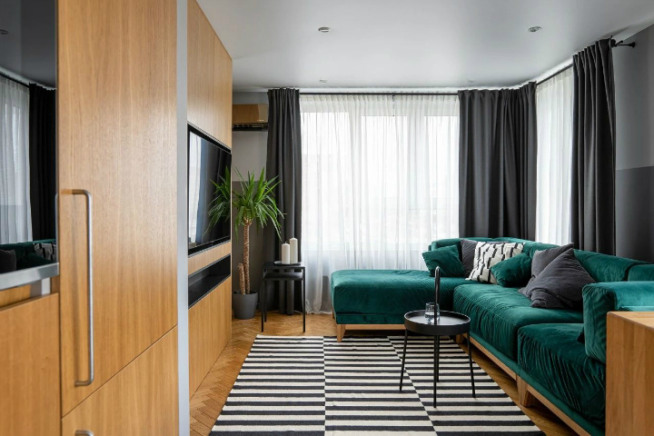 Impressive Stylish Small Apartment 10