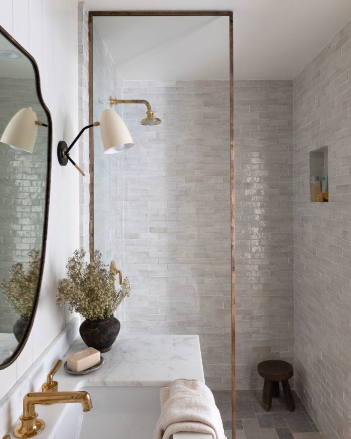 Create A Stylish Walk In Shower Easily, Tiled Shower Ideas Walk Shower