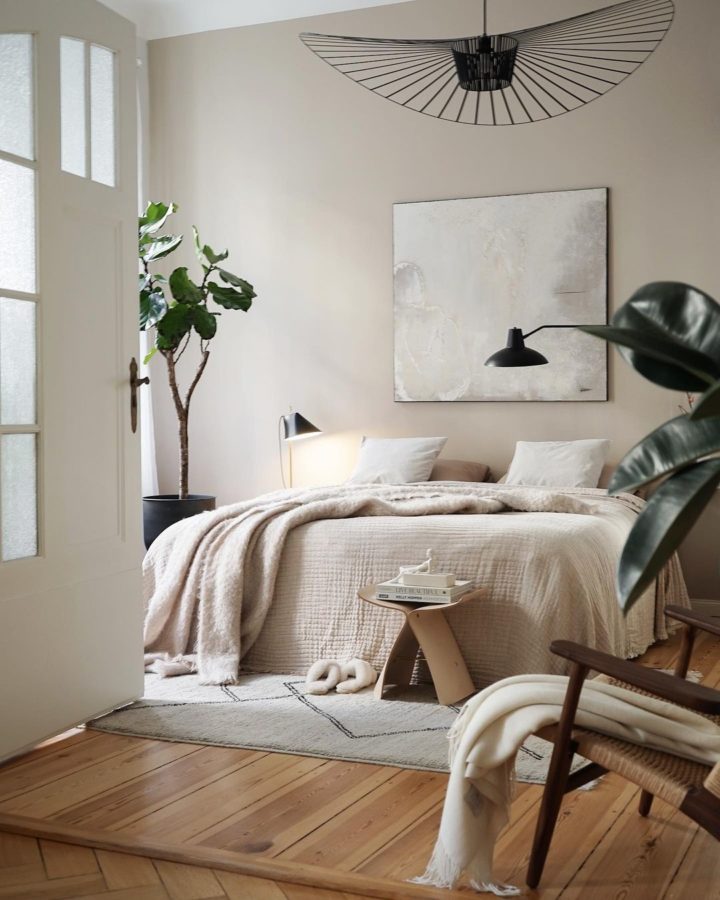 white serene french style bedroom