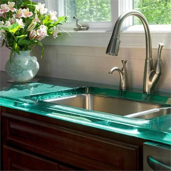Non-Recycled-Glass-countertops