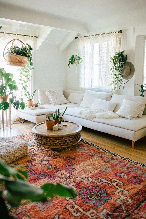 living-room-with-colorful-rug