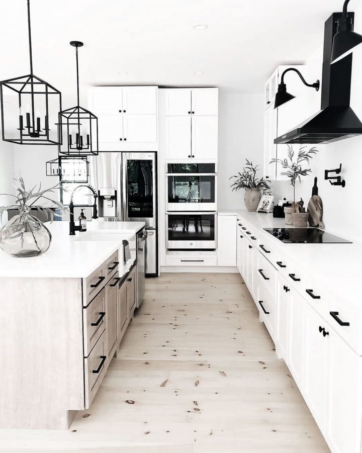 white-kitchen-with-light-wood-island