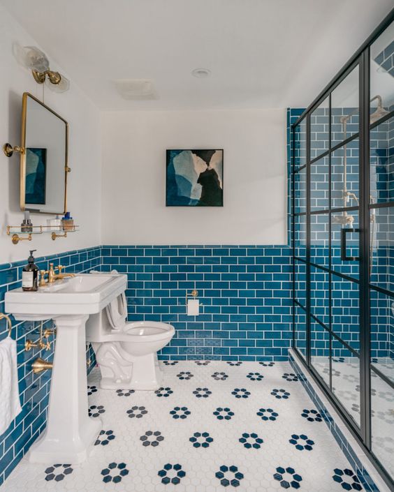 20 Best Bathroom Floor Tile Ideas, Retro Bathroom Floor Tile Patterns
