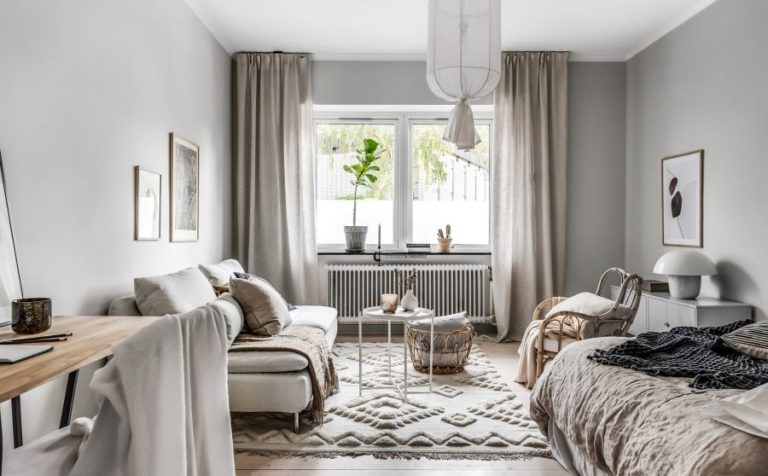 View of Small Scandinavian Apartment Design Ideas to Copy ASAP