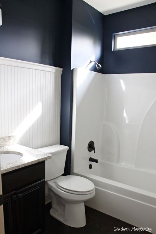 36 Bathroom Paint Color Ideas That Are, Blue And Grey Bathroom Color Schemes