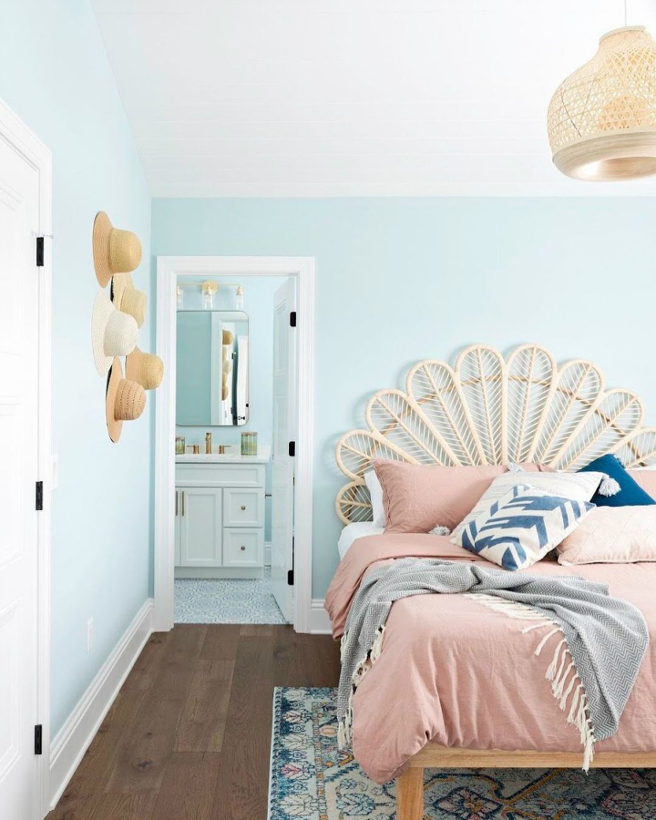 mint and blush pink dream teenage girl's room