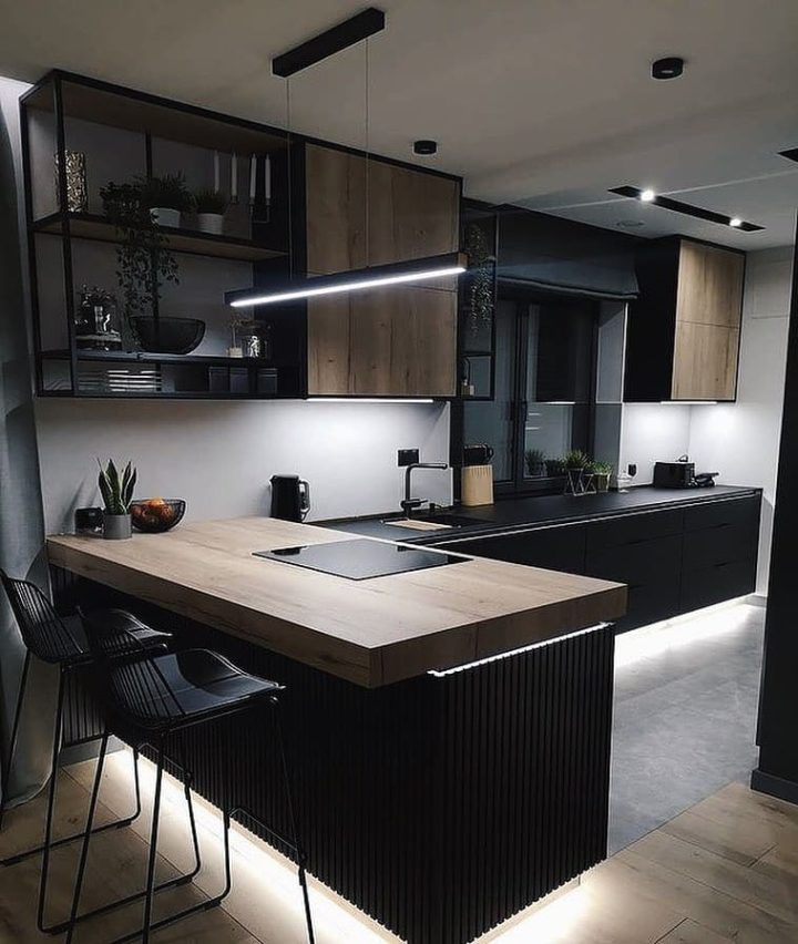 modern-minimalist-black-and-wood-kitchen-design