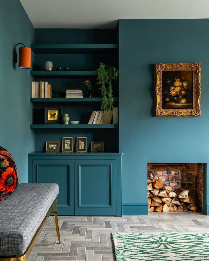 teal-wall-paint-color-living-room