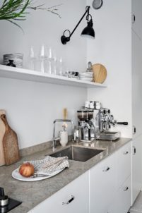 View of Simple Scandinavian Apartment With Lavish Minimalist Interior Design ...