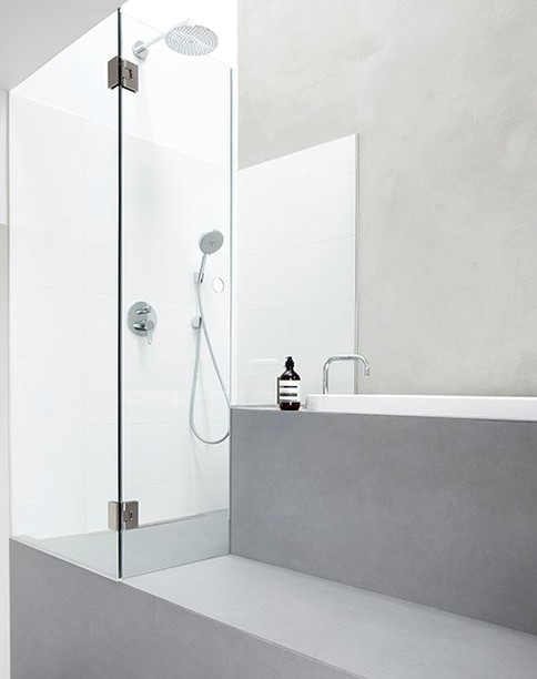 modern minimalist concrete bathroom 2