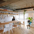 minimalist Japanese open kitchen interior design