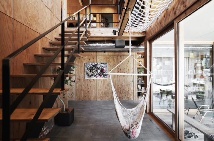 japanese industial interior design stairs