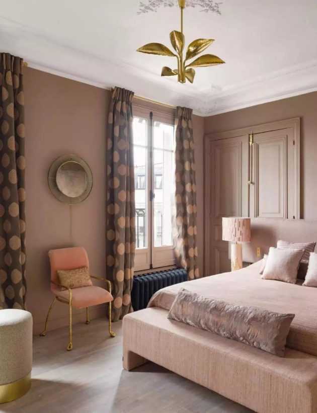 Parisian bedroom Interior Design 