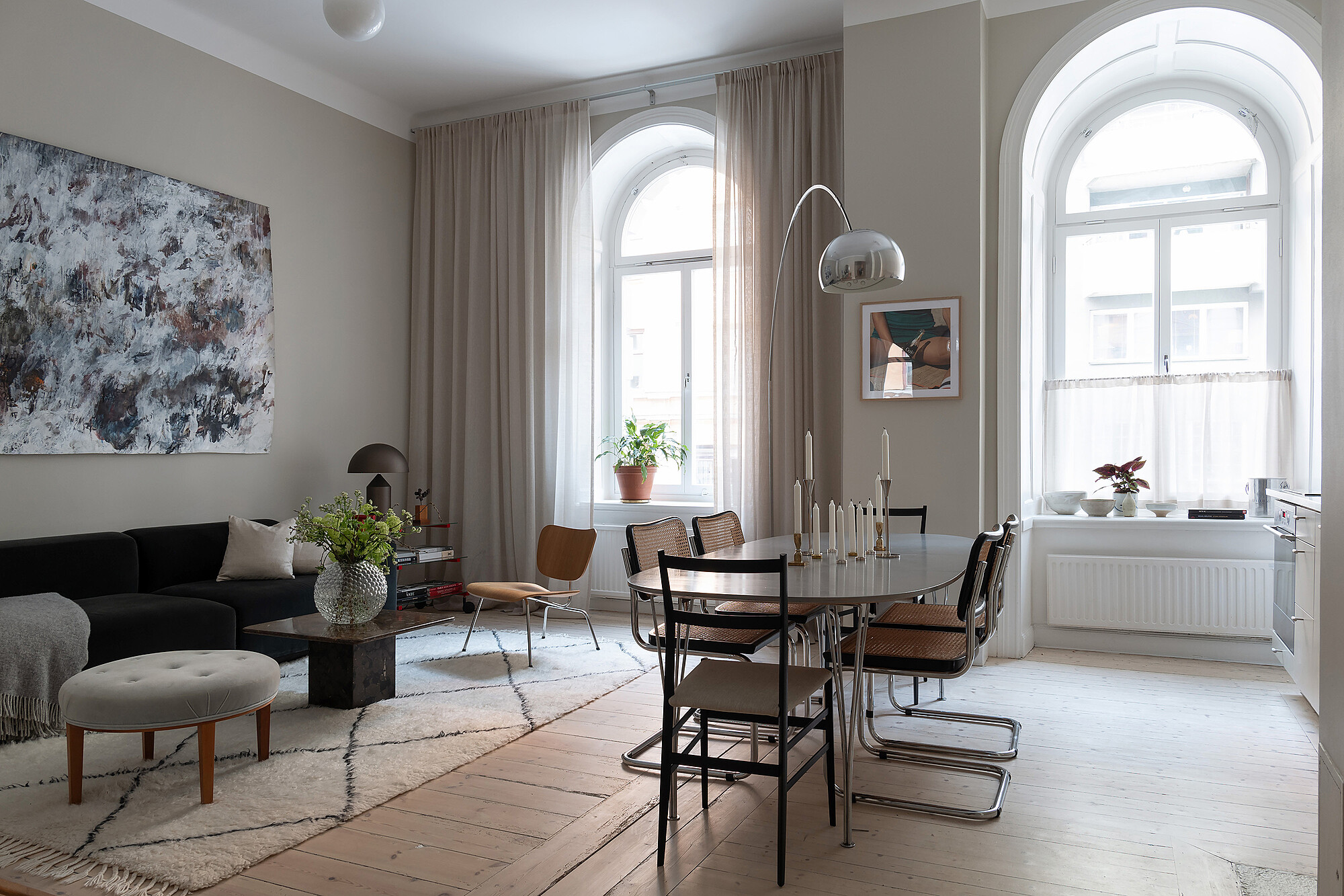 A closer look at Colorful Scandinavian Apartment Makeover