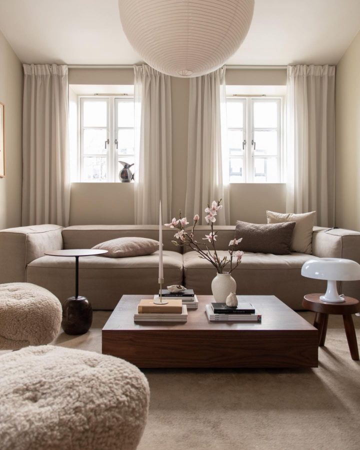 modern nordic neutral living room design idea