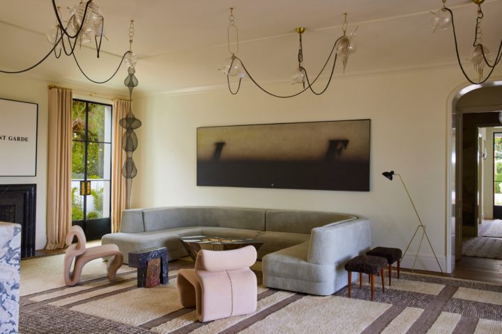 Gwyneth Paltrow's Exquisite Montecito Home hygge minimalist living room