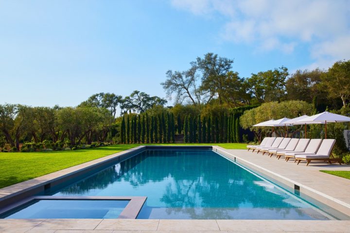 Gwyneth Paltrow's Exquisite Montecito Home pool