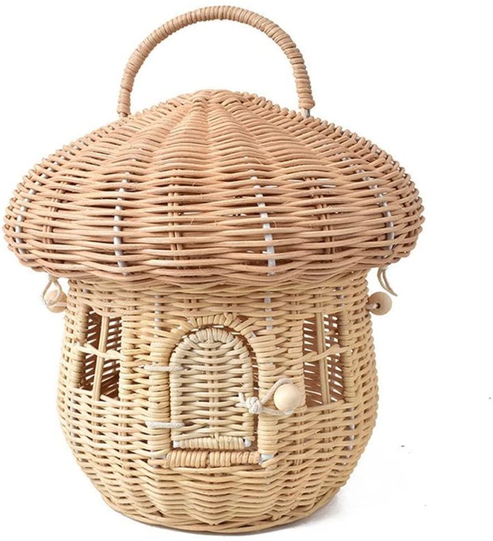 Kindergarten-Rattan-Mushroom-basket
