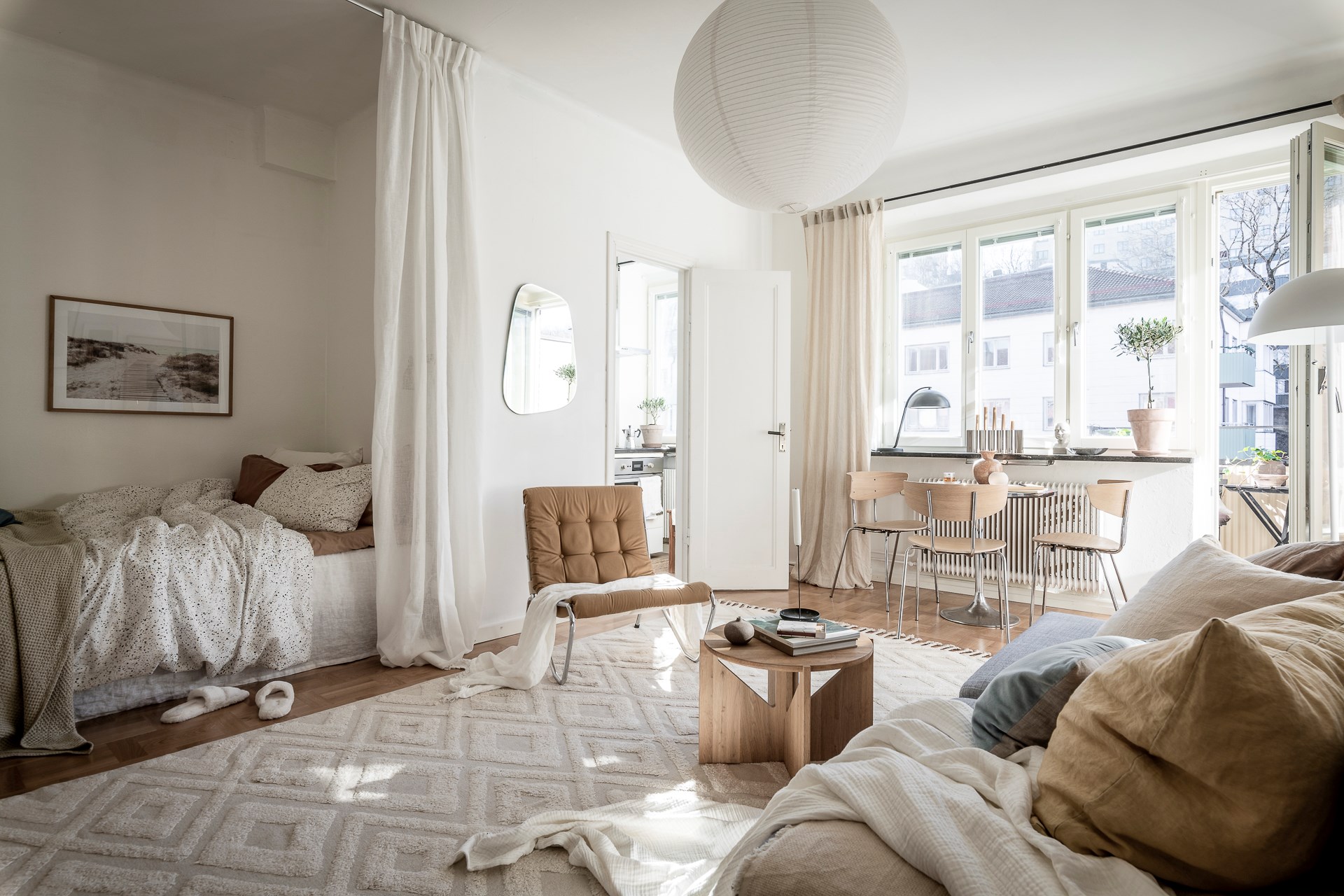 Best Ways To Achieve a Scandinavian Studio Apartment Interior