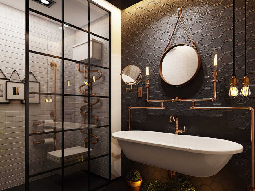 How To Create The Perfect Industrial Bathroom