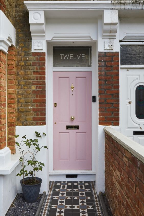 pink-front-door
