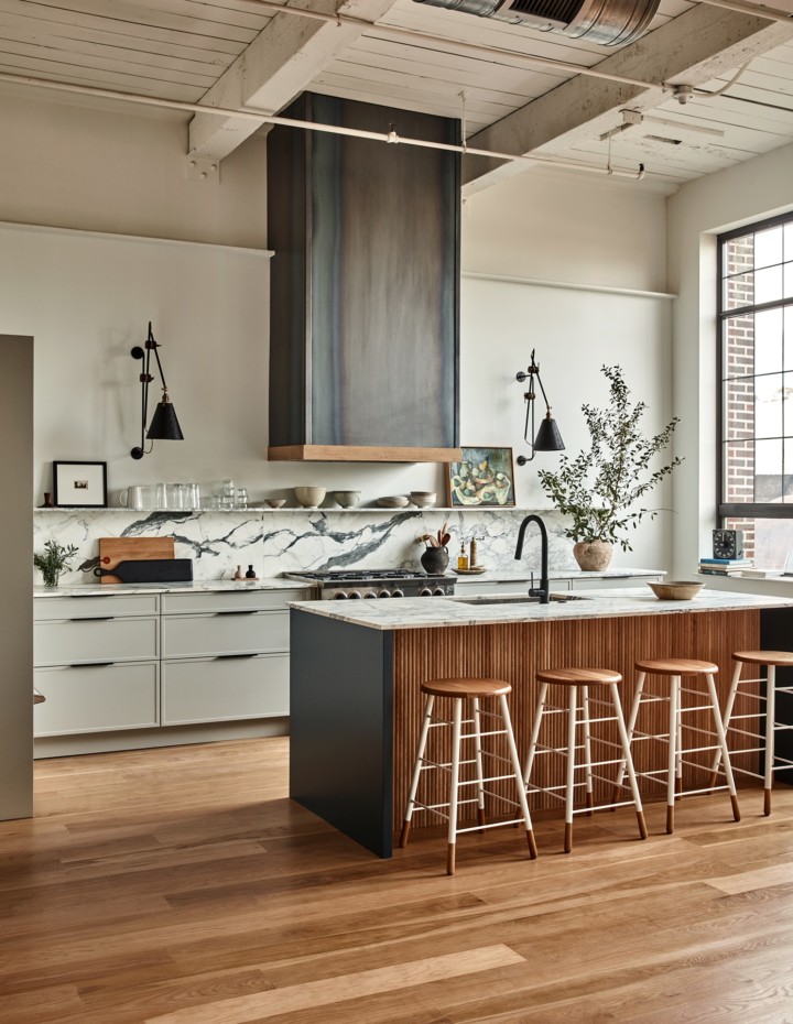 dream edgy industrial grey kitchen design