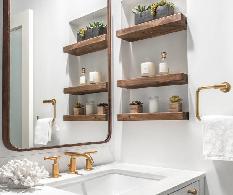 Maximizing Space with Recessed Shelves in Your Bathroom