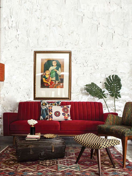 living-room-with-Red-Couch-2