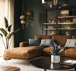 Brown Leather Sofa: Inspirational Living Room Ideas