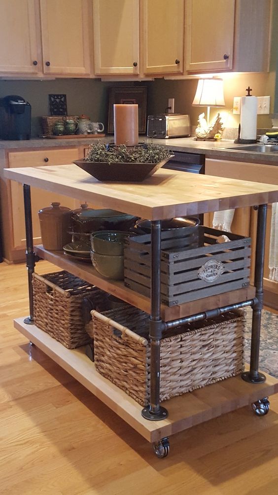 kitchen island for pipe industry