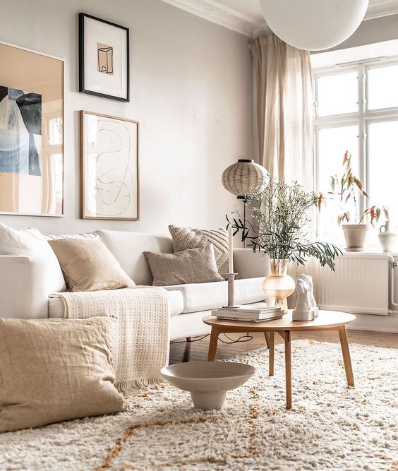 neutral beige living room