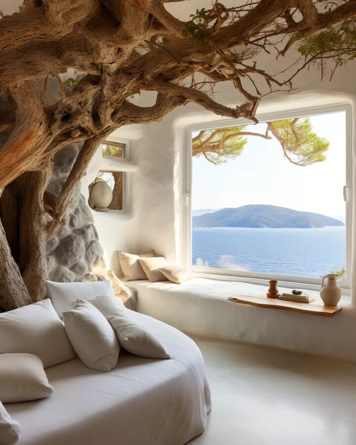 large tree inside the home 2