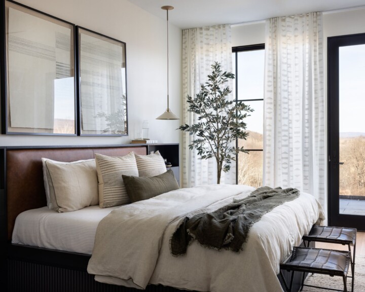 NY Hudson Retreat contemporary bedroom