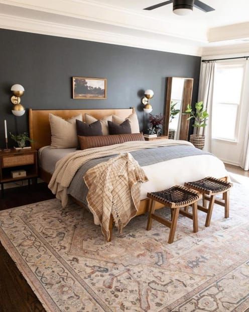 bedroom-with-light-brown-rug