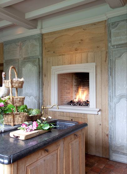 Best Kitchen with Wood Fire Oven – Fireplace Design Ideas