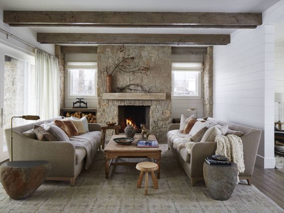 Luxury Contemporary Mountain Home Interiors `