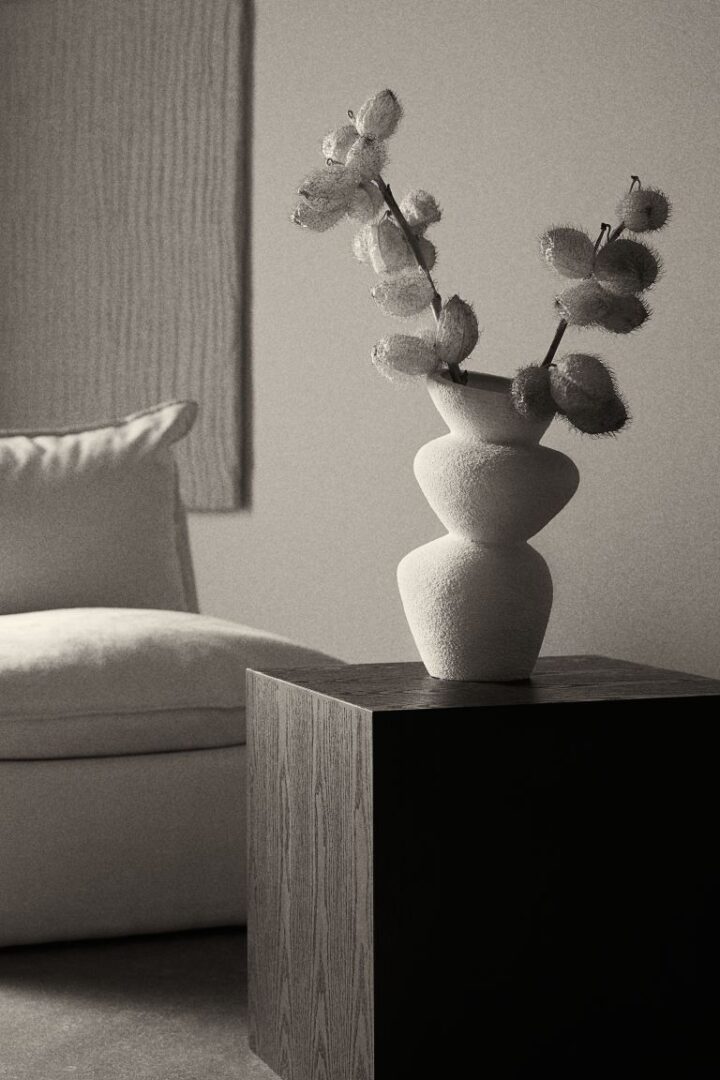 cheap trendy White Stoneware Vase 