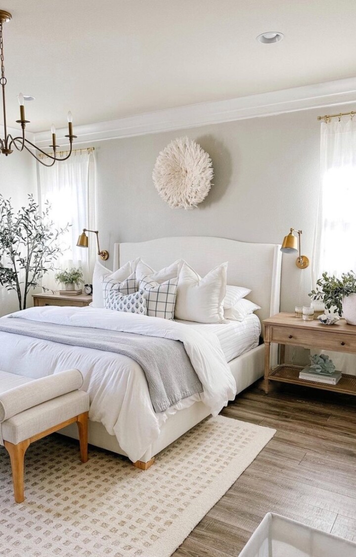 white bedroom design