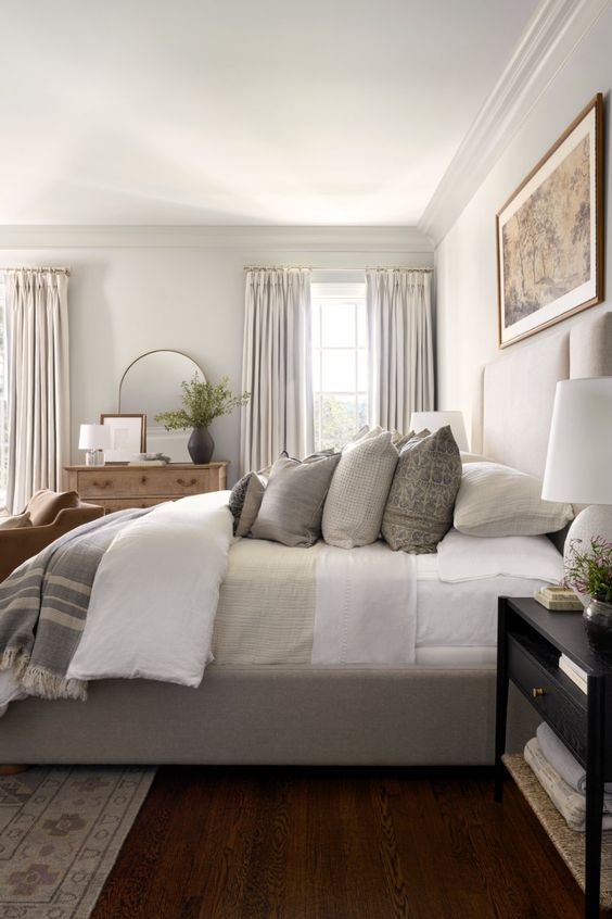 gray bedroom design idea