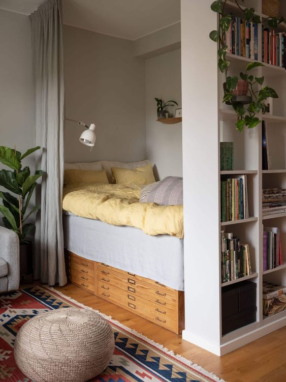 studio-apartment-bed-idea