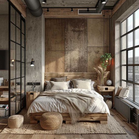 industrial-bedroom
