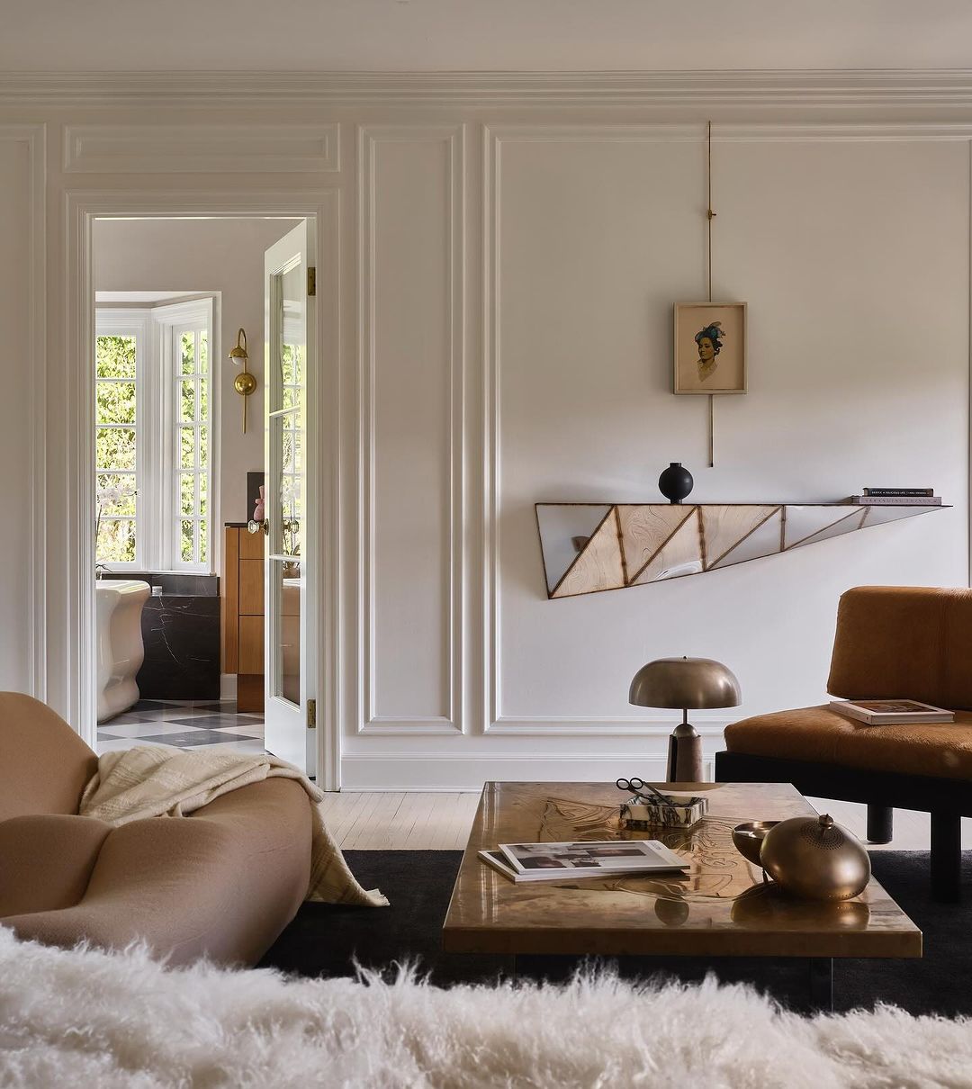 Interior Design Star Brigette Romanek's New Sitting Room