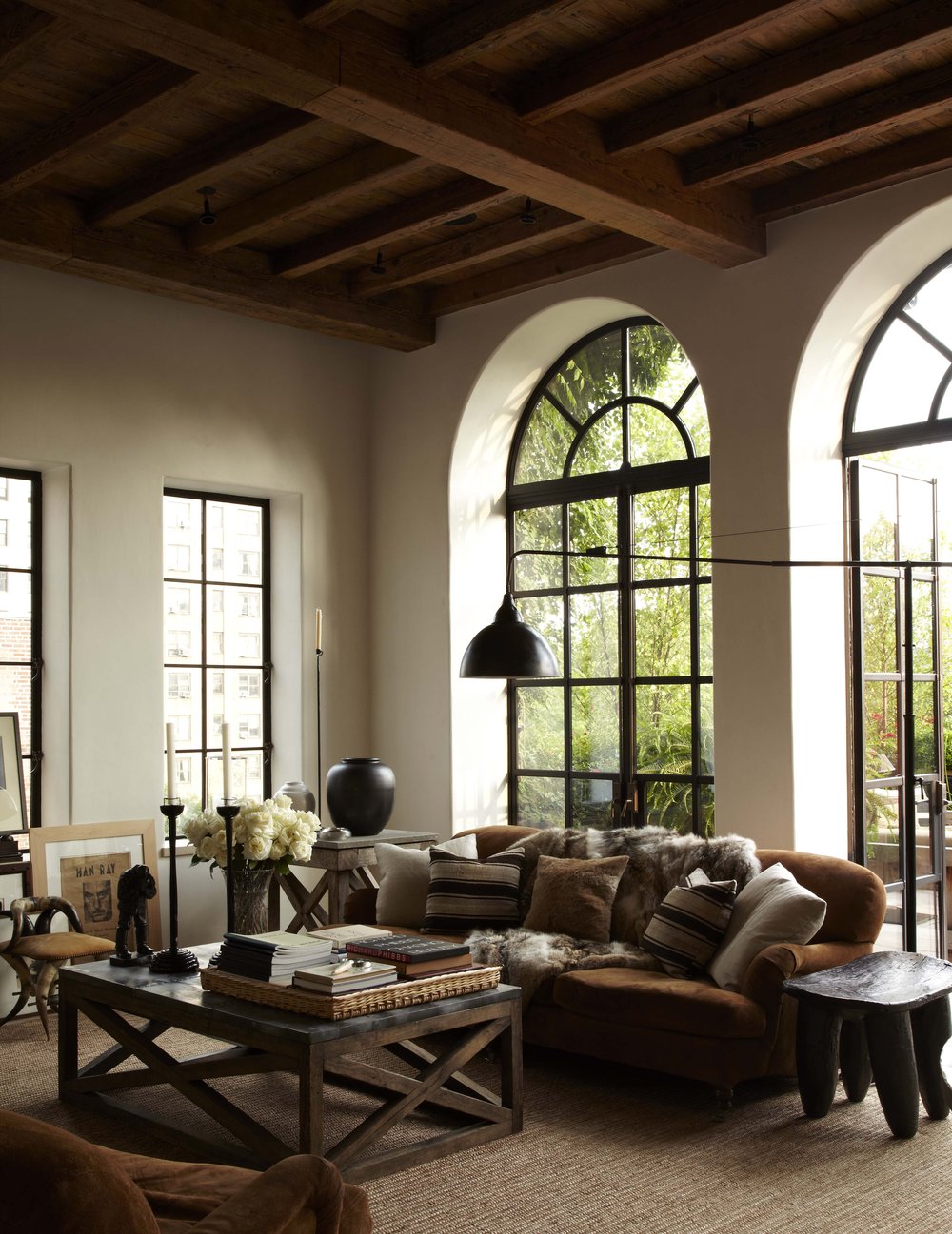 View of Penthouse Wood Flooring With Soul: Designing An Old School Interior ...