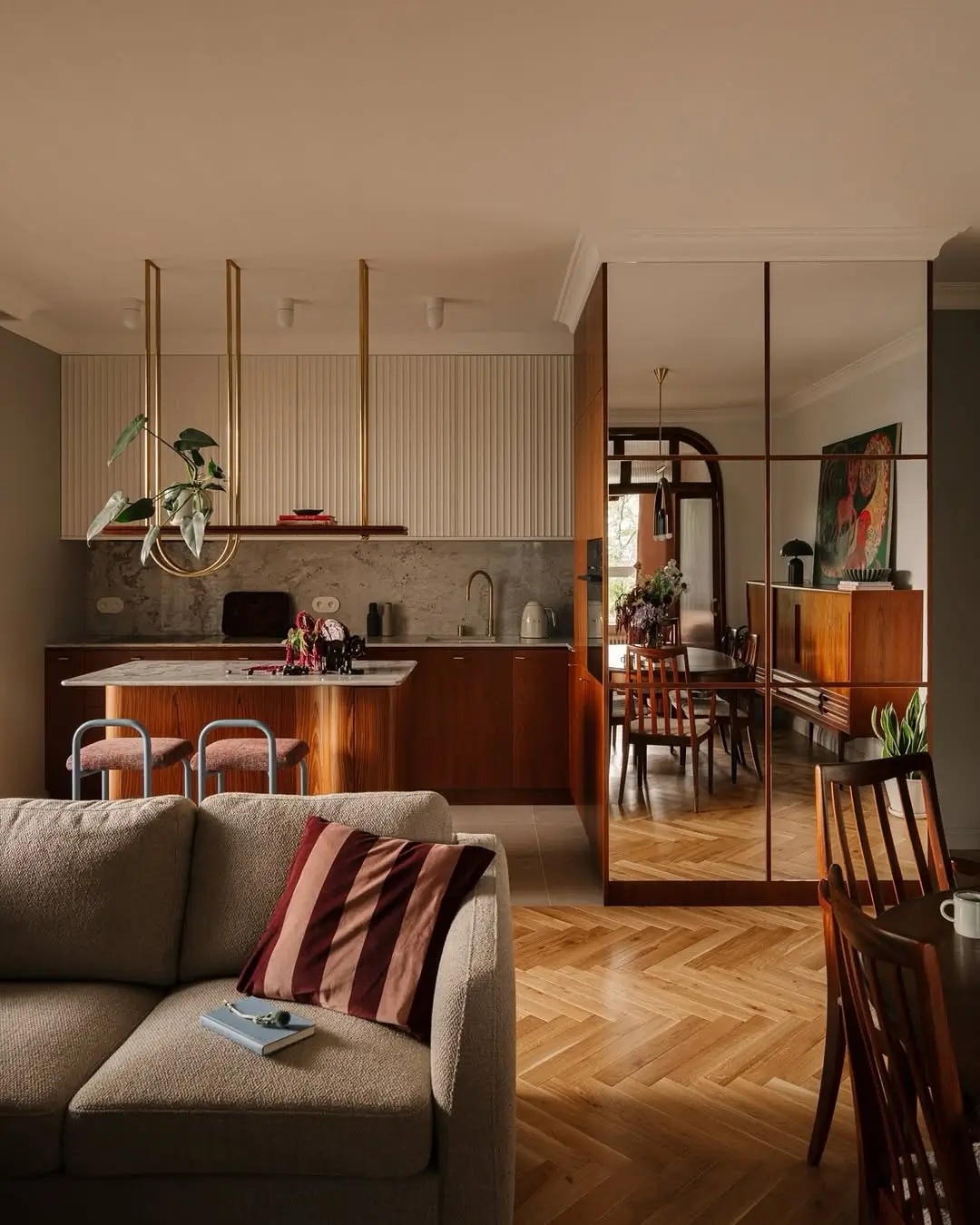 A Warm, Refined 753 Sq Ft Warsaw Apartment That Gets Everything Right